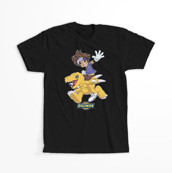Koszulka Czarna - Digimon - WYBIERZ KOLOR KOSZULKI I FASON