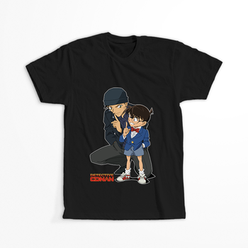 Koszulka Czarna Detective Conan WYBIERZ KOLOR KOSZULKI I FASON
