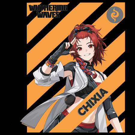 Koszulka Czarna Wuthering Waves - WYBIERZ FASON I KOLOR KOSZULKI