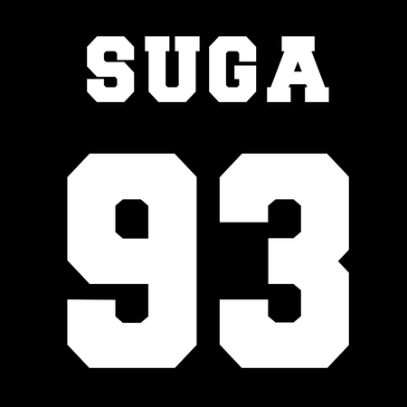 Koszulka Biała BTS Suga WYBIERZ KOLOR