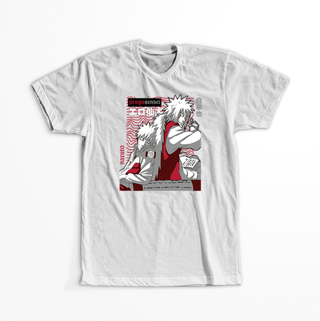 Koszulka Biała Naruto / Boruto - WYBIERZ KOLOR KOSZULKI I FASON