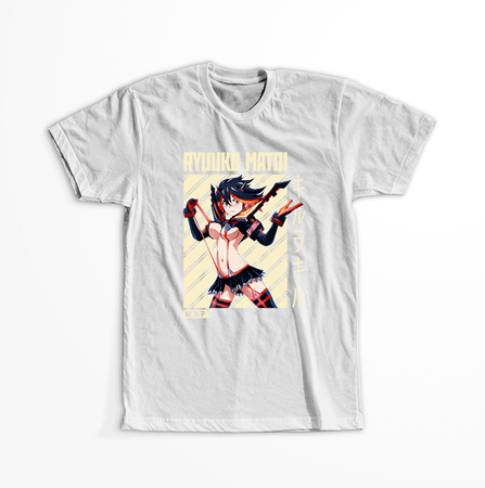Koszulka Biała - Kill La Kill - WYBIERZ KOLOR KOSZULKI I FASON