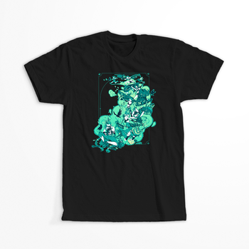 Koszulka Czarna - League of Legends & Arcane - WYBIERZ KOLOR KOSZULKI I FASON