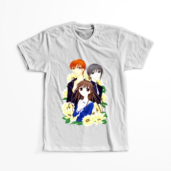 Koszulka Biała Fruits Basket WYBIERZ KOLOR KOSZULKI I FASON