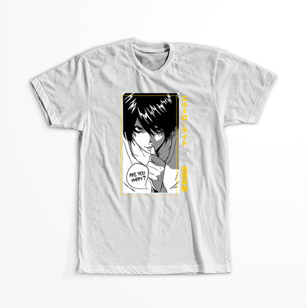 Koszulka Biała Death Note - WYBIERZ KOLOR KOSZULKI I FASON