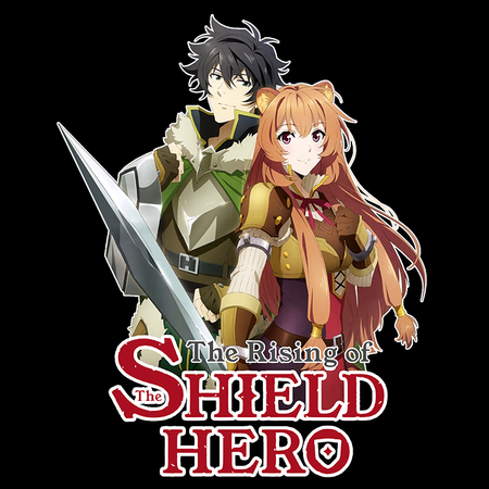 Koszulka Czarna - The Rising of the Shield Hero - WYBIERZ KOLOR KOSZULKI I FASON