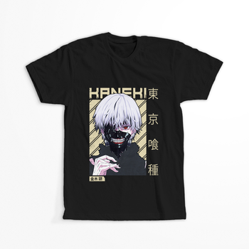 Koszulka Czarna Tokyo Ghoul - WYBIERZ KOLOR KOSZULKI I FASON