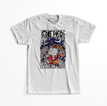 Koszulka Biała One Piece - WYBIERZ KOLOR KOSZULKI I FASON