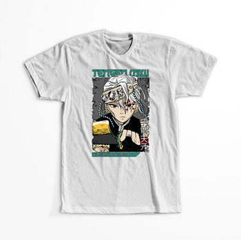 Koszulka Biała Demon Slayer / Kimetsu no Yaiba / Miecz zabójcy demonów - WYBIERZ KOLOR KOSZULKI I FASON