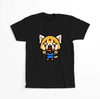 Koszulka Czarna - Aggretsuko - WYBIERZ KOLOR KOSZULKI I FASON