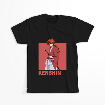 Koszulka Czarna Rurouni Kenshin WYBIERZ KOLOR KOSZULKI I FASON