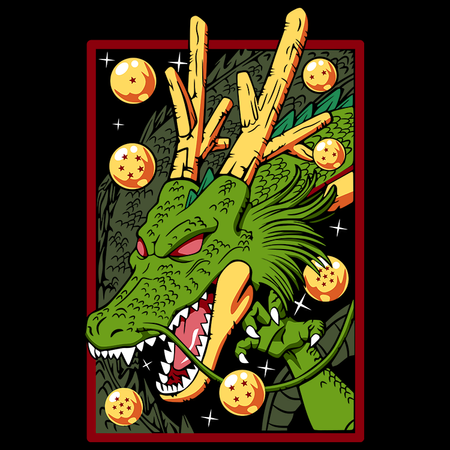 Koszulka Czarna Dragon Ball - WYBIERZ KOLOR KOSZULKI I FASON