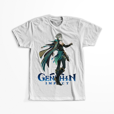 Koszulka Biała Genshin Impact - Alhaitham - WYBIERZ KOLOR KOSZULKI I FASON