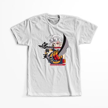 Koszulka Biała Demon Slayer / Kimetsu no Yaiba / Miecz zabójcy demonów - WYBIERZ KOLOR KOSZULKI I FASON