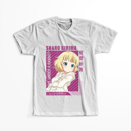 Koszulka Biała - Is the Order a Rabbit?  - WYBIERZ KOLOR KOSZULKI I FASON