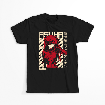 Koszulka Czarna Neon Genesis Evangelion - WYBIERZ KOLOR KOSZULKI I FASON