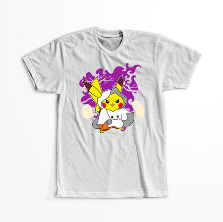 Koszulka Biała - Pokemon - WYBIERZ KOLOR KOSZULKI I FASON