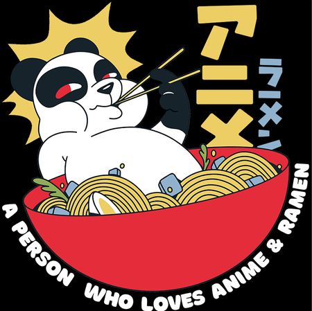 Koszulka Panda ramen KOLOR KOSZULKI I FASON