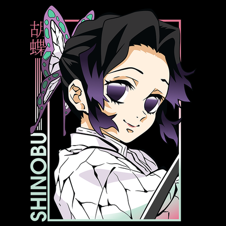 Koszulka Biała Demon Slayer / Kimetsu no Yaiba / Miecz zabójcy demonów - WYBIERZ KOLOR KOSZULKI I FASON