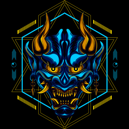 Torba z uszami z Maska samuraja