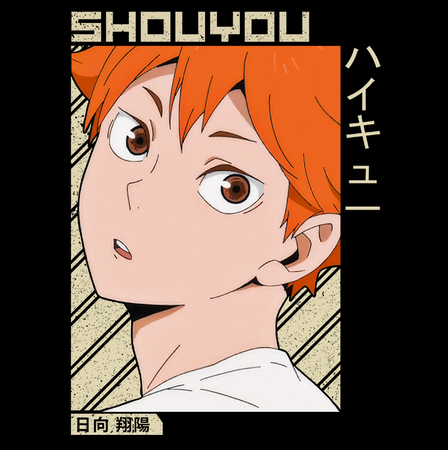 Koszulka Czarna - Haikyuu!!  - WYBIERZ KOLOR KOSZULKI I FASON