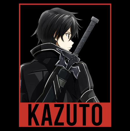 Koszulka Czarna Sword Art Online WYBIERZ KOLOR KOSZULKI I FASON