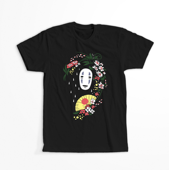 Koszulka Czarna - Spirited Away / W krainie bogów - WYBIERZ KOLOR KOSZULKI I FASON