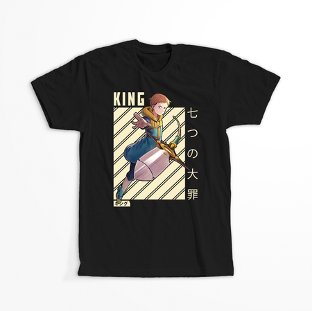 Koszulka Czarna Seven Deadly Sins - WYBIERZ KOLOR KOSZULKI I FASON
