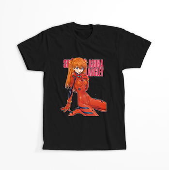 Koszulka Czarna Neon Genesis Evangelion - WYBIERZ KOLOR KOSZULKI I FASON