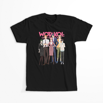 Koszulka Czarna Wotakoi - WYBIERZ KOLOR KOSZULKI I FASON