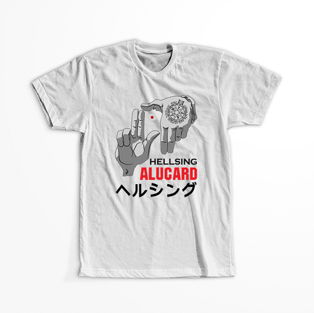 Koszulka Biała -  Hellsing - WYBIERZ KOLOR KOSZULKI I FASON