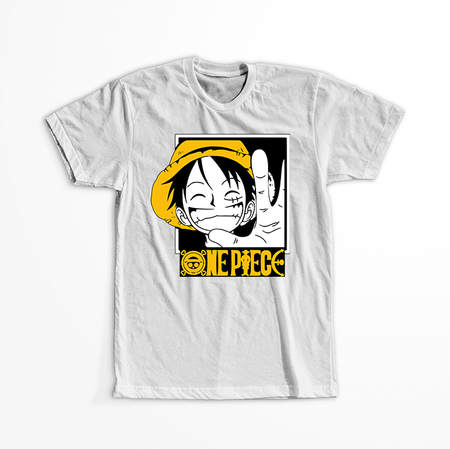 Koszulka Biała One Piece - WYBIERZ KOLOR KOSZULKI I FASON