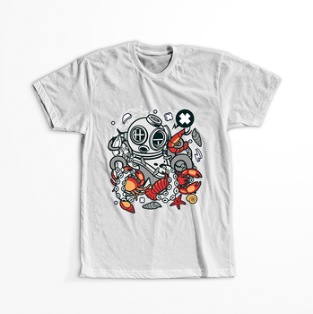 Koszulka Ośmiornica WYBIERZ KOLOR KOSZULKI I FASON