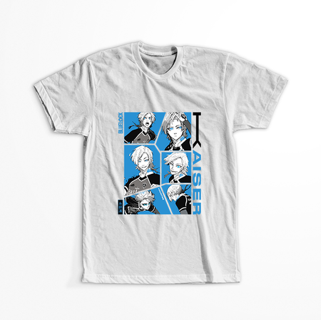 Koszulka Biała - Blue Lock - WYBIERZ KOLOR KOSZULKI I FASON