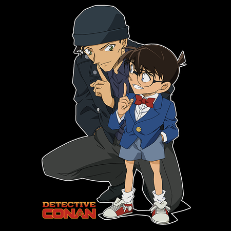 Koszulka Biała Detective Conan WYBIERZ KOLOR KOSZULKI I FASON