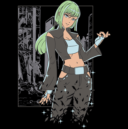 Koszulka Anime art KOLOR KOSZULKI I FASON