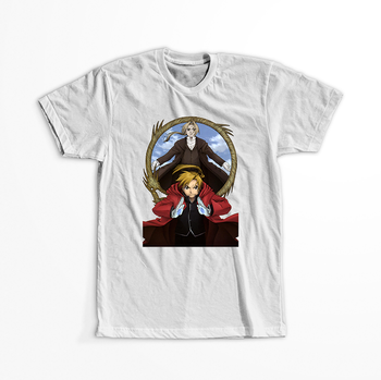 Koszulka Biała Fullmetal Alchemist - WYBIERZ KOLOR KOSZULKI I FASON