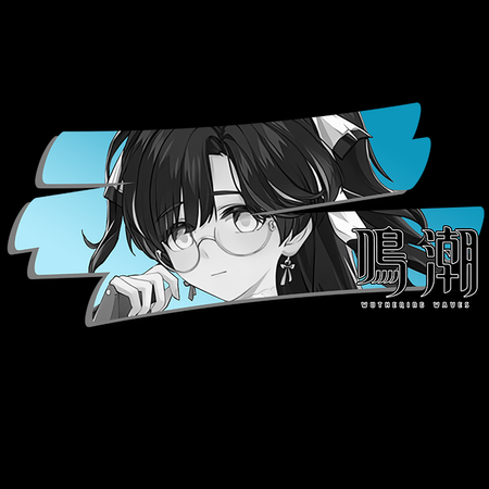 Koszulka Czarna Wuthering Waves - WYBIERZ FASON I KOLOR KOSZULKI