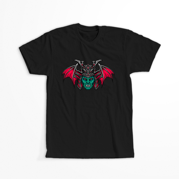 Koszulka Nietoperz samuraj KOLOR KOSZULKI I FASON