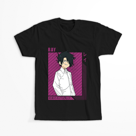 Koszulka Czarna - The Promised Neverland - WYBIERZ KOLOR KOSZULKI I FASON