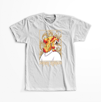 Koszulka Biała Demon Slayer / Kimetsu no Yaiba / Miecz zabójcy demonów - WYBIERZ KOLOR KOSZULKI I FASON