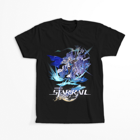 Koszulka Czarna - Honkai Star Rail  - Bronya WYBIERZ KOLOR KOSZULKI I FASON