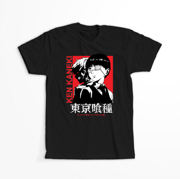 Koszulka Czarna Tokyo Ghoul - WYBIERZ KOLOR KOSZULKI I FASON