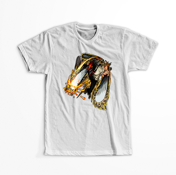 Koszulka Biała Chainsaw Man WYBIERZ KOLOR KOSZULKI I FASON