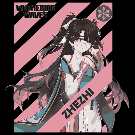 Koszulka Biała Wuthering Waves - WYBIERZ FASON I KOLOR KOSZULKI