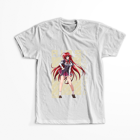 Koszulka Biała Highschool DxD - WYBIERZ KOLOR KOSZULKI I FASON