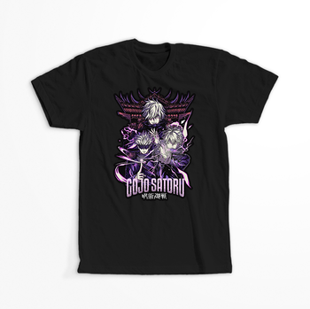 Koszulka Czarna Jujutsu Kaisen - WYBIERZ KOLOR KOSZULKI I FASON