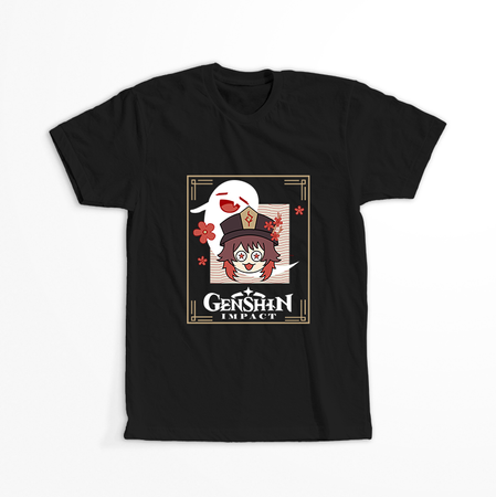 Koszulka Czarna Genshin Impact - Hu Tao - WYBIERZ KOLOR