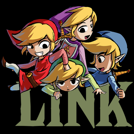 Koszulka Czarna The Legend of Zelda - WYBIERZ KOLOR KOSZULKI I FASON