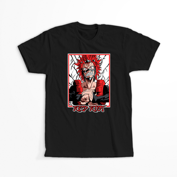 Koszulka Czarna My Hero Academia / Akademia bohaterów - WYBIERZ KOLOR KOSZULKI I FASON